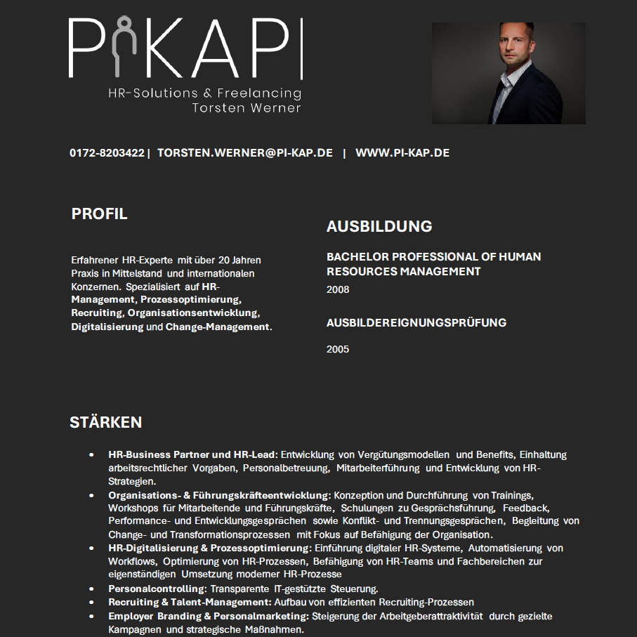 Profil herunterladen Profil herunterladen